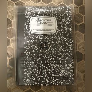 MacBook composition notebook cover